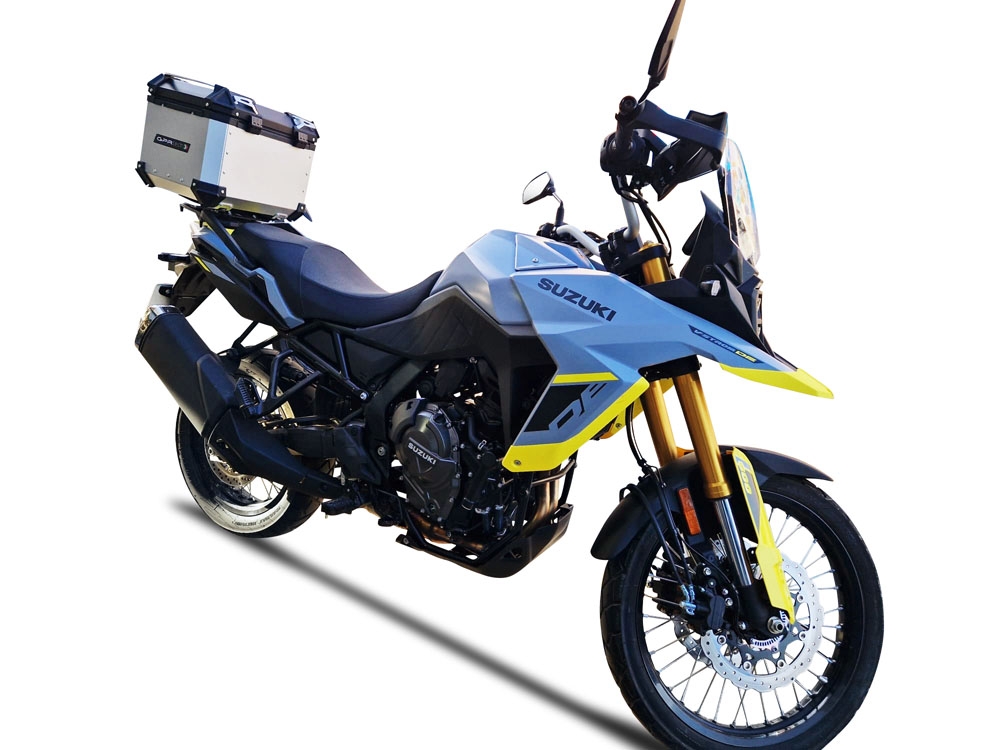 Top case GPR TECH compatible with  GPR TECH Top case in aluminum, silver color with specific plate included Top case in aluminum, silver color with specific plate included Capacity 45 LT.