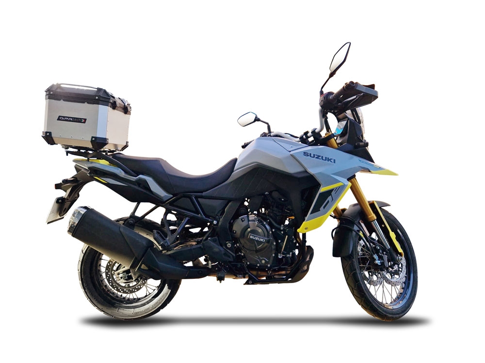 Top case GPR TECH compatible with  GPR TECH Top case in aluminum, silver color with specific plate included Top case in aluminum, silver color with specific plate included Capacity 55 LT.