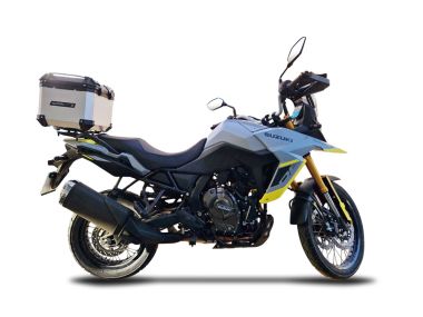 Top case GPR TECH compatible with  GPR TECH Top case in aluminum, silver color with specific plate included Top case in aluminum, silver color with specific plate included Capacity 35 LT.