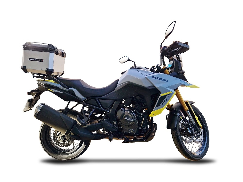 Top case GPR TECH compatible with  GPR TECH Top case in aluminum, silver color with specific plate included Top case in aluminum, silver color with specific plate included Capacity 45 LT.