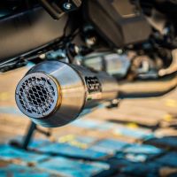 Scarico GPR compatibile con  Kawasaki Vulcan 650 S 2021-2023, Ultracone, Scarico completo omologato,fornito con db killer estraibile,catalizzatore e collettore