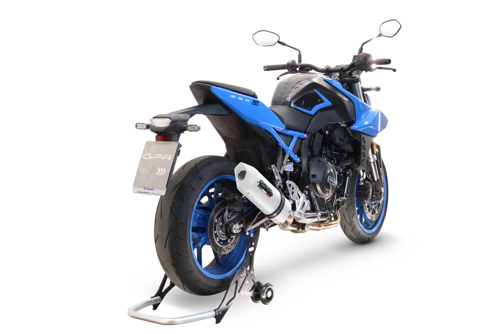 Scarico GPR compatibile con  Suzuki Gsx-8S 2022-2024, Albus Evo4, Scarico completo omologato,fornito con db killer estraibile,catalizzatore e collettore