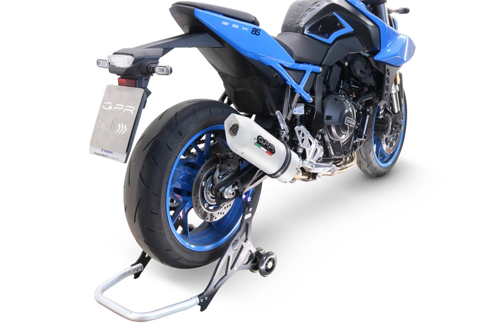 Scarico GPR compatibile con  Suzuki Gsx-8S 2022-2024, Albus Evo4, Scarico completo omologato,fornito con db killer estraibile,catalizzatore e collettore