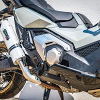 Scarico GPR compatibile con  Honda X-Adv 750 2016-2020, Albus Evo4, Scarico omologato, silenziatore con db killer estraibile e raccordo specifico