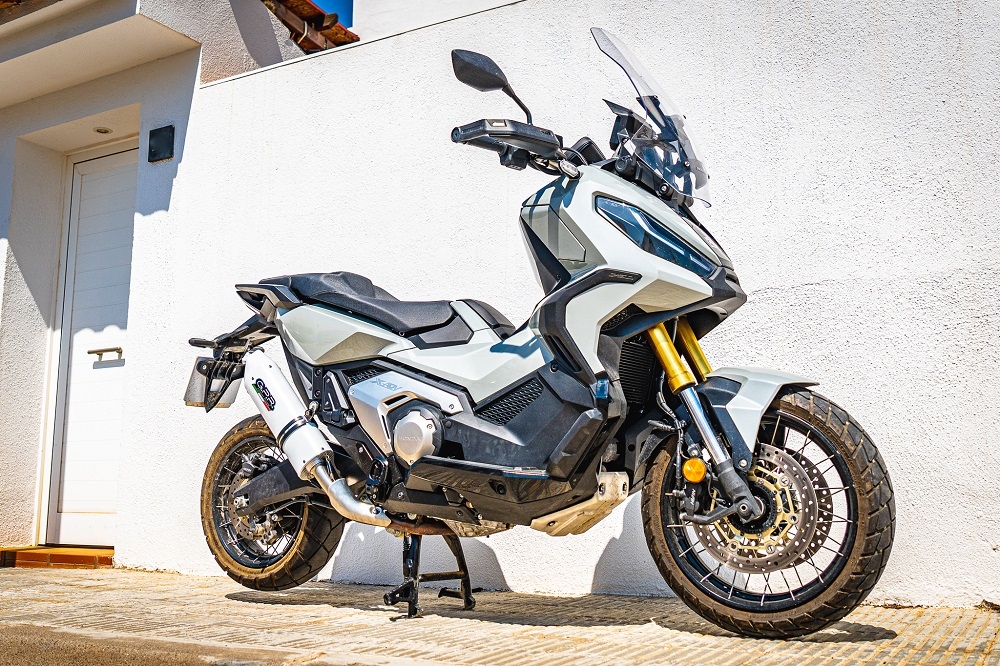 Scarico GPR compatibile con  Honda X-Adv 750 2016-2020, Albus Evo4, Scarico omologato, silenziatore con db killer estraibile e raccordo specifico