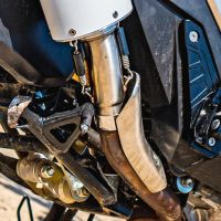 Scarico GPR compatibile con  Honda X-Adv 750 2016-2020, Albus Evo4, Scarico omologato, silenziatore con db killer estraibile e raccordo specifico