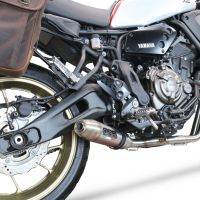 GPR exhaust compatible with  Yamaha Xsr 700 2021-2024, Deeptone Inox, Racing full system exhaust  