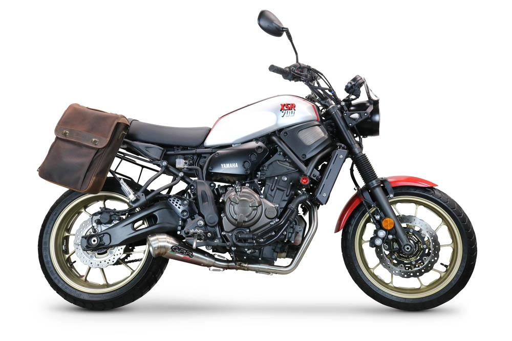 GPR exhaust compatible with  Yamaha Xsr 700 2021-2024, Powercone Evo, Racing full system exhaust, including removable db killer 