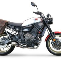 GPR exhaust compatible with  Yamaha Xsr 700 2021-2024, Powercone Evo, Racing full system exhaust, including removable db killer 