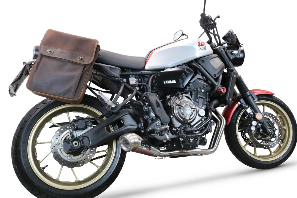 GPR exhaust compatible with  Yamaha Xsr 700 2021-2024, Powercone Evo, Racing full system exhaust, including removable db killer 