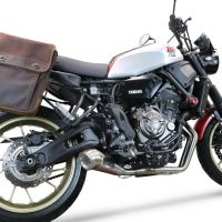 GPR exhaust compatible with  Yamaha Xsr 700 2021-2024, Powercone Evo, Racing full system exhaust, including removable db killer 