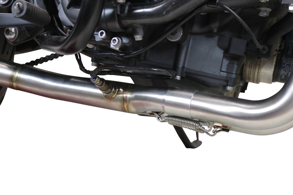 GPR exhaust compatible with  Yamaha Xsr 700 2021-2024, Powercone Evo, Racing full system exhaust, including removable db killer 