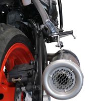 GPR exhaust compatible with  Yamaha Mt-07  2021-2024, M3 Poppy , Homologated legal full system exhaust, including removable db killer and catalyst 