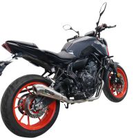 Scarico GPR compatibile con  Yamaha Mt-07  2021-2024, Powercone Evo, Scarico completo racing, fornito con db killer estraibile e collettore, non conforme per uso stradale