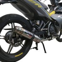 Scarico GPR compatibile con  Yamaha Sniper 150 2021-2022, Deeptone Inox, Scarico completo racing, fornito con db killer estraibile e collettore, non conforme per uso stradale