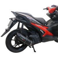 Scarico GPR compatibile con  Yamaha Aerox 155 VVA 2021-2023, Furore Nero, Scarico completo racing, fornito con db killer estraibile e collettore, non conforme per uso stradale