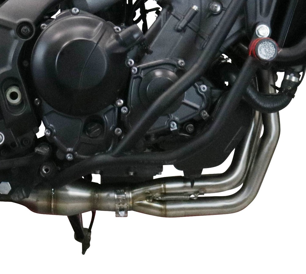 Scarico GPR compatibile con  Yamaha Tracer 9 2021-2024, M3 Poppy , Scarico completo omologato,fornito con db killer estraibile,catalizzatore e collettore