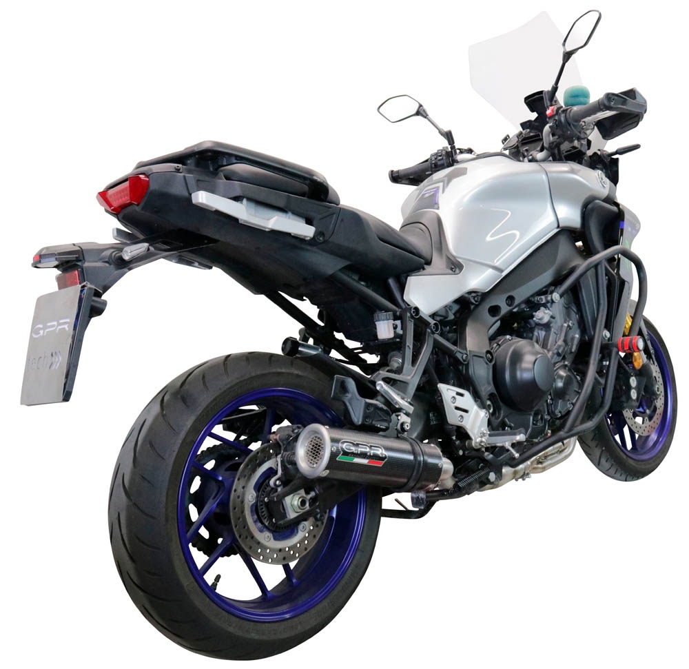 Scarico GPR compatibile con  Yamaha Tracer 9 2021-2024, M3 Poppy , Scarico completo omologato,fornito con db killer estraibile,catalizzatore e collettore