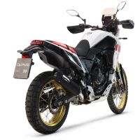 GPR escape compatível com  Yamaha Tenere 700 2019-2020, Furore Evo4 Nero, Escape legal, homologado, silenciador com db killer removível e tubo de ligação específico 