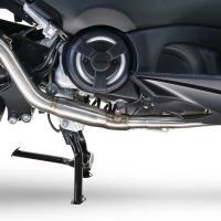 Scarico GPR compatibile con  Yamaha T-Max 560 2022-2024, Dual Inox, Scarico completo omologato,fornito con db killer estraibile,catalizzatore e collettore