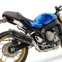 Scarico GPR compatibile con  Yamaha XSR900 2022-2024, Furore Evo4 Nero, Scarico completo omologato,fornito con db killer estraibile,catalizzatore e collettore