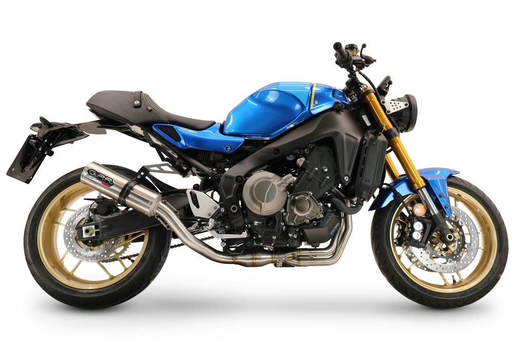 Scarico GPR compatibile con  Yamaha XSR900 2022-2024, M3 Inox , Scarico completo omologato,fornito con db killer estraibile,catalizzatore e collettore