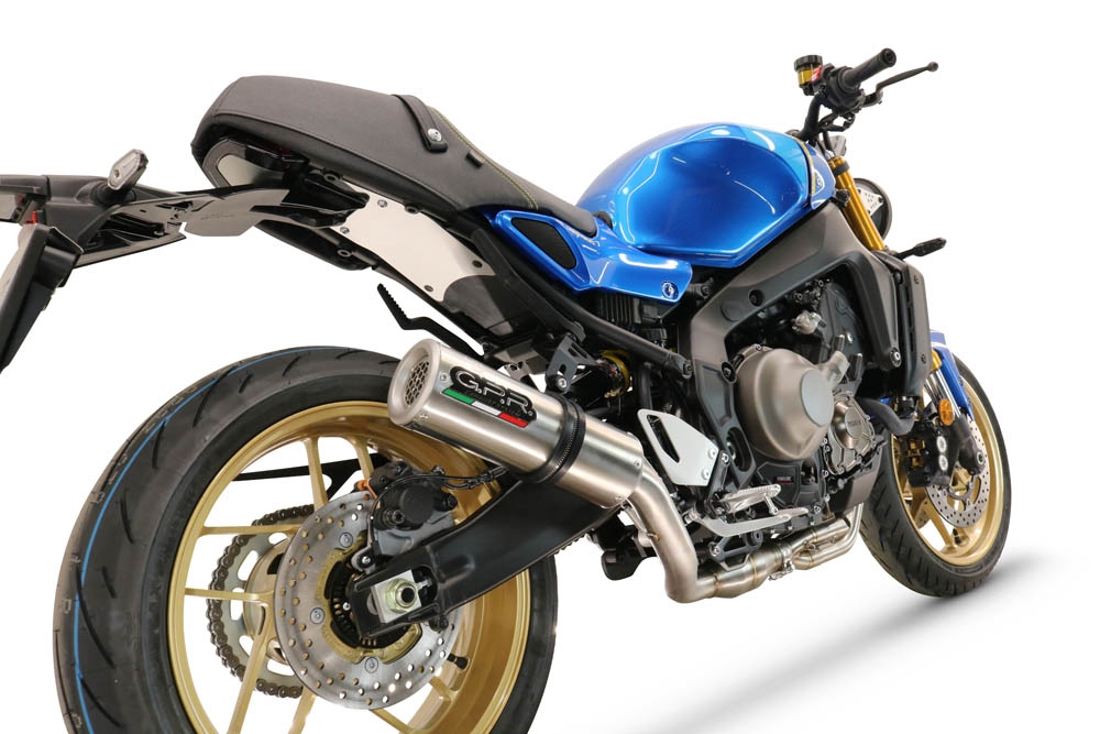 Scarico GPR compatibile con  Yamaha XSR900 2022-2024, M3 Inox , Scarico completo omologato,fornito con db killer estraibile,catalizzatore e collettore