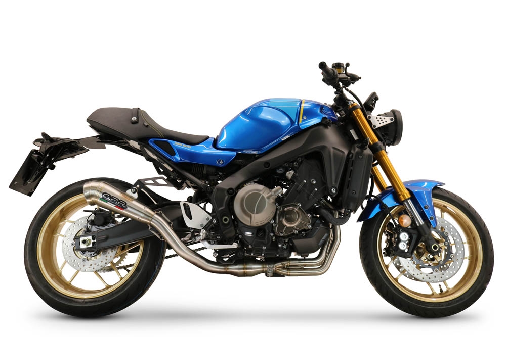 GPR exhaust compatible with  Yamaha XSR900 2022-2024, Powercone Evo, Homologated legal full system exhaust, including removable db killer and catalyst 