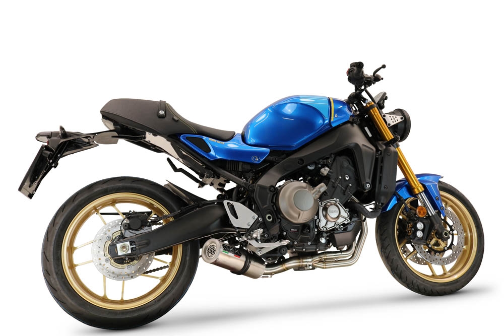 Scarico GPR compatibile con  Yamaha XSR900 2016-2021, M3 Inox , Scarico completo omologato,fornito con db killer estraibile,catalizzatore e collettore