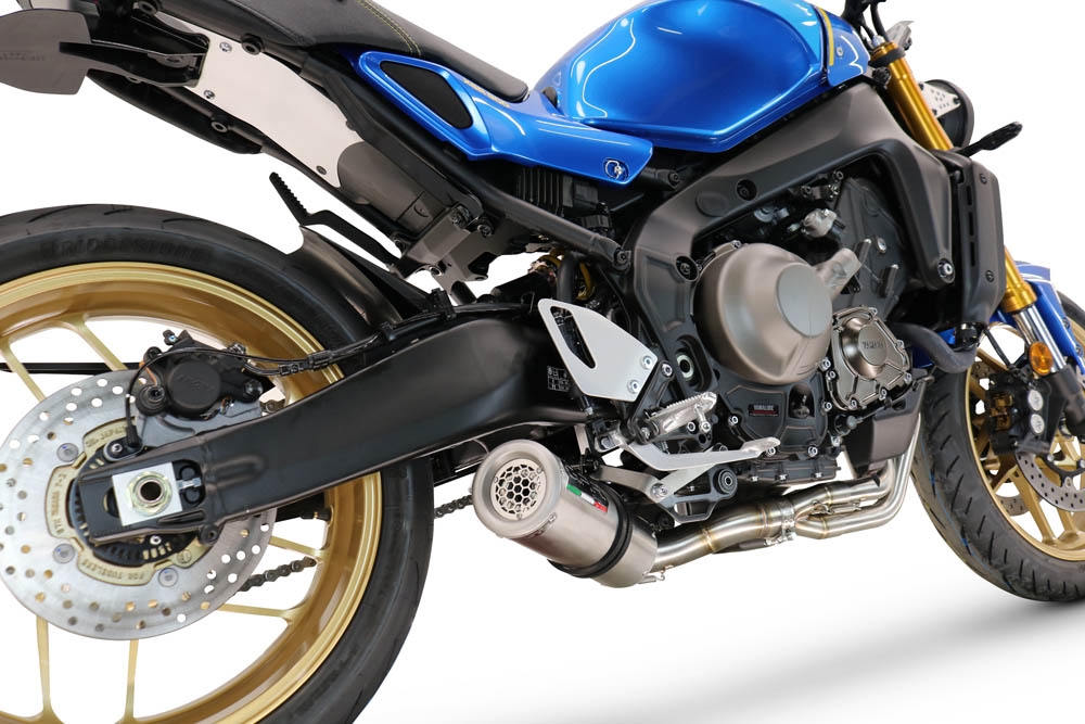 Scarico GPR compatibile con  Yamaha XSR900 2016-2021, M3 Inox , Scarico completo omologato,fornito con db killer estraibile,catalizzatore e collettore