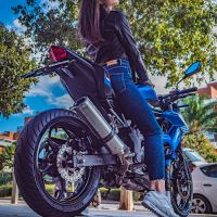 Scarico GPR compatibile con  Kawasaki Z 125 2021-2024, M3 Inox , Scarico omologato, silenziatore con db killer estraibile e raccordo specifico