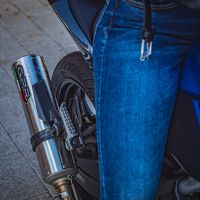 Scarico GPR compatibile con  Kawasaki Z 125 2021-2024, M3 Inox , Scarico omologato, silenziatore con db killer estraibile e raccordo specifico