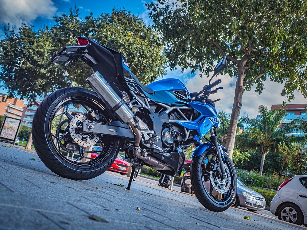 Scarico GPR compatibile con  Kawasaki Z 125 2021-2024, M3 Inox , Scarico omologato, silenziatore con db killer estraibile e raccordo specifico