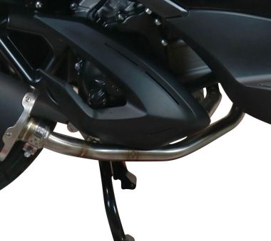 GPR exhaust compatible with  Zontes M 310 2021-2024, Evo4 Road Inox, Homologated legal full system exhaust, including removable db killer and catalyst 