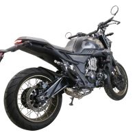 Scarico GPR compatibile con  Zontes 350 GK 2022-2024, Deeptone Inox, Scarico completo racing, fornito con db killer estraibile e collettore, non legale per uso stradale
