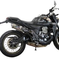 Scarico GPR compatibile con  Zontes 350 X1 2022-2024, Powercone Evo, Scarico omologato, silenziatore con db killer estraibile e raccordo specifico