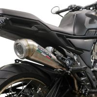 Scarico GPR compatibile con  Zontes 350 X1 2022-2024, Powercone Evo, Scarico omologato, silenziatore con db killer estraibile e raccordo specifico