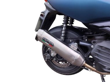 Scarico GPR compatibile con  Zontes M 125 2022-2024, Pentaroad Inox, Scarico completo omologato,fornito con db killer estraibile e collettore