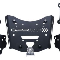 Top case GPR TECH compatible with  GPR TECH Top case in aluminum, silver color, including roof rack and specific plate Top case in aluminum, silver color, including roof rack and specific plate Capacity 45 LT.