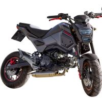 Scarico GPR compatibile con  Honda Msx - Grom 125  2013-2017, Deeptone Inox, Scarico completo omologato,fornito con db killer estraibile,catalizzatore e collettore