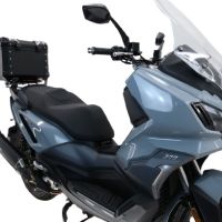TOP CASE - BAULETTO GPR TECH COMPATABILE CON Bmw G 310 Gs 2017/2021 e4 GPR TECH BAULETTO TOP CASE ALPI-TECH 35 LT. COLORE NERO CON PIASTRA SPECIFICA 