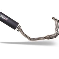 Scarico GPR compatibile con  Yamaha Tracer 900 GT 2018-2020, Furore Evo4 Nero, Scarico completo omologato,fornito con db killer estraibile,catalizzatore e collettore