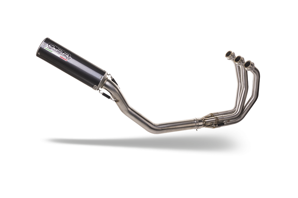 Scarico GPR compatibile con  Triumph Trident 660 2021-2024, M3 Poppy , Scarico completo omologato,fornito con db killer estraibile,catalizzatore e collettore