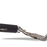 GPR exhaust compatible with  Yamaha Mt-09 Tracer 900 2015-2016, Furore Nero, Homologated legal full system exhaust, including removable db killer and catalyst 