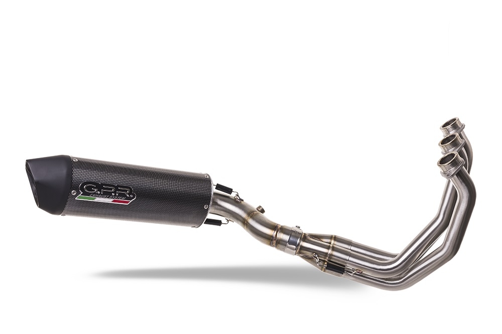 Scarico GPR compatibile con  Yamaha XSR900 2016-2021, Furore Evo4 Poppy, Scarico completo omologato,fornito con db killer estraibile,catalizzatore e collettore