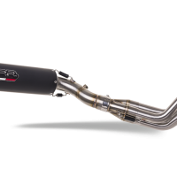 GPR exhaust compatible with  Yamaha Tracer 900 GT  2018-2020, M3 Black Titanium, Racing full system exhaust, including removable db killer 