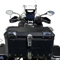 TOP CASE - BAULETTO GPR TECH COMPATABILE CON Voge 525DSX 2023/2025 e5 GPR TECH BAULETTO TOP CASE ALPI-TECH 45 LT. COLORE NERO CON PIASTRA SPECIFICA 