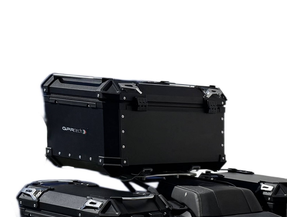 TOP CASE - BAULETTO GPR TECH COMPATABILE CON Voge 525DSX 2023/2025 e5 GPR TECH BAULETTO TOP CASE ALPI-TECH 45 LT. COLORE NERO CON PIASTRA SPECIFICA 