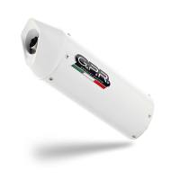 GPR exhaust compatible with  Ducati Multistrada 1200 2010-2014, Albus Ceramic, Homologated legal Mid-full system exhaust, including removable db killer and catalyst  