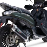 Scarico GPR compatibile con  Piaggio Beverly 300 I.E. ABS - S - Police  2016-2020, Furore-X Scooter, Scarico completo omologato,fornito con db killer estraibile e collettore